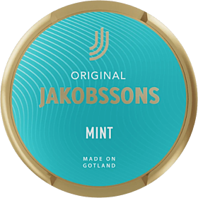 Jakobssons Mint snus with fresh mint flavor for a cool, clean taste and smooth nicotine experience.
